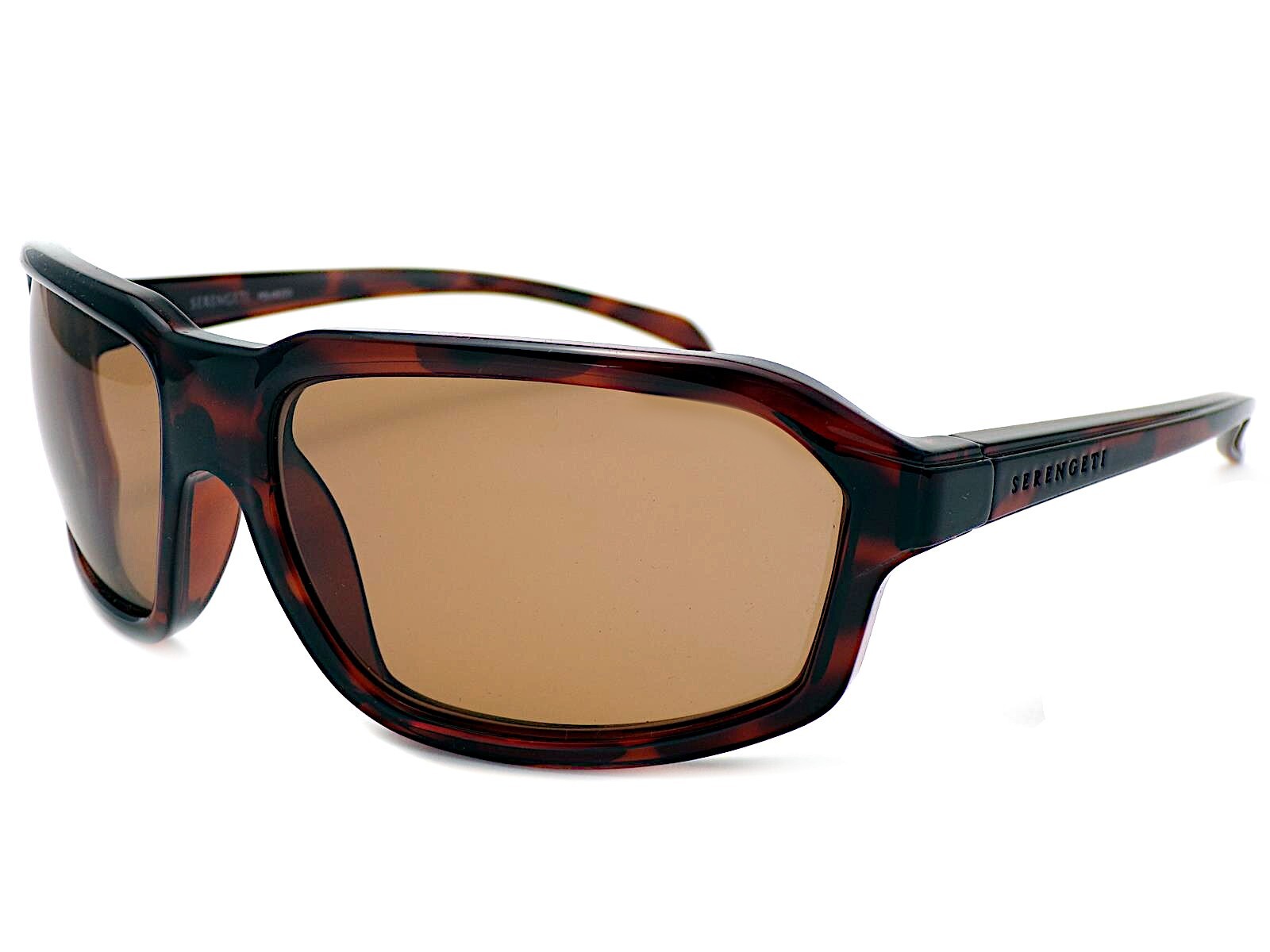 Serengeti Hext Polarized Sunglasses Brown Tortoise/ Drivers Lenses SS571004