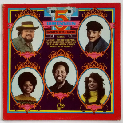 THE 5TH DIMENSION Greatest Hits On Earth 1972 LP Excellent!