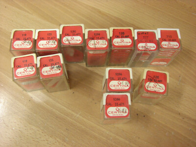 Certina 25-671, 25-681, 25-682 wristwatch parts #110, 125, 126, 5206, 227, 710!!
