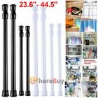24-44 in. Adjustable Spring Tension Curtain Rod, 5/8 in. Diameter Steel Tube LOT