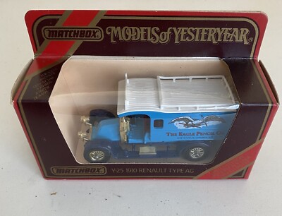 Models Of Yesteryear - Y-25 - 1910 Renault Type AG - The Eagle Pencil Co. Van