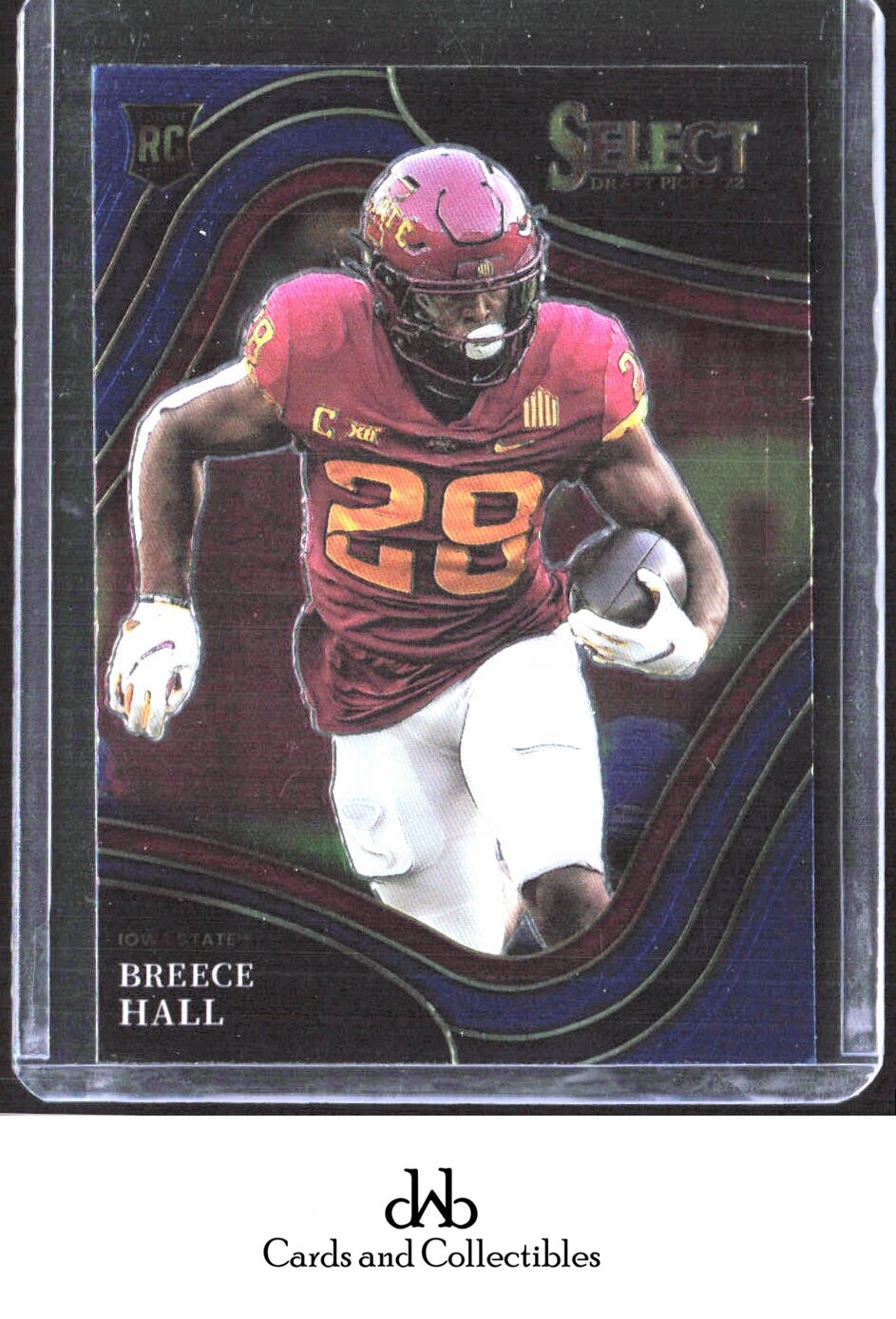 2022 Panini Select Draft Picks #110 Breece Hall Blue (Retail Base)