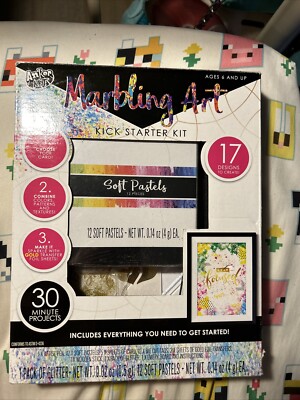Marbling Art Kick Starter Kit Make Card Crafts Scrapbooking Paint Colors Dye