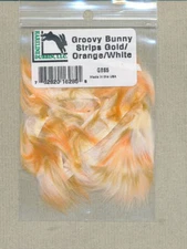 Groovy Bunny Strips - gold / orange / white     GBS5