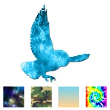 Owl Screeching Barb - Vinyl Decal Sticker - Multiple Patterns & Sizes - ebn494