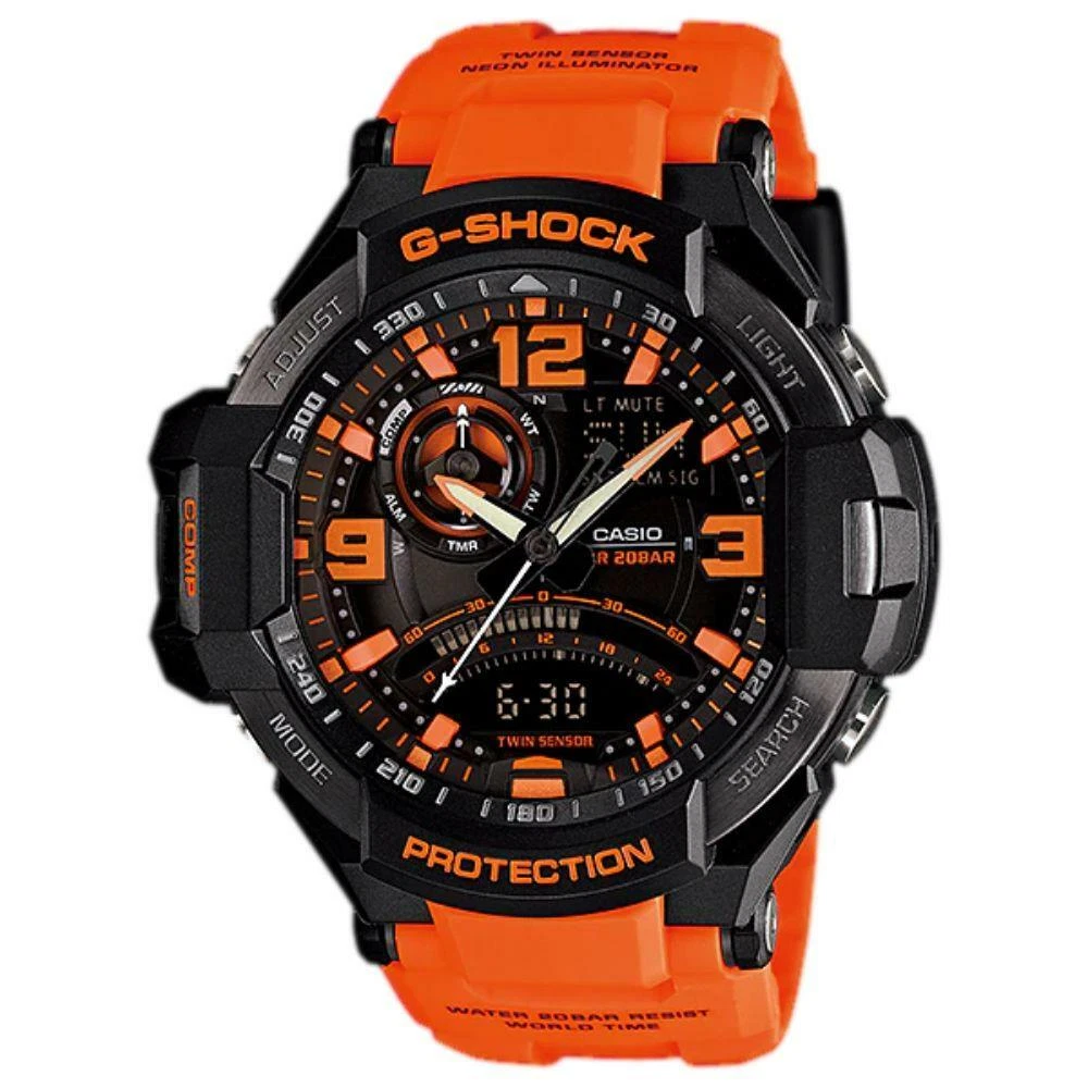 G shock gravity defier clearance orange