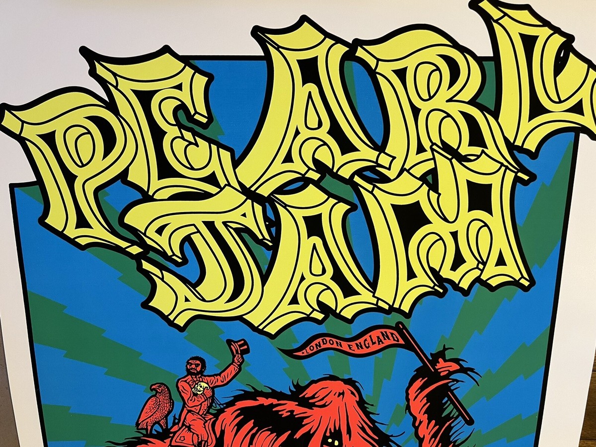 PEARL JAM VERY RARE AP AUTOGRAPH CONCERT POSTER LONDON 2007 #11
