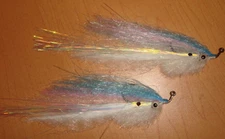 FLY FISHING FLIES - Blue/Pink/White BETTER BAITFISH size #3/0 (3 pcs.)