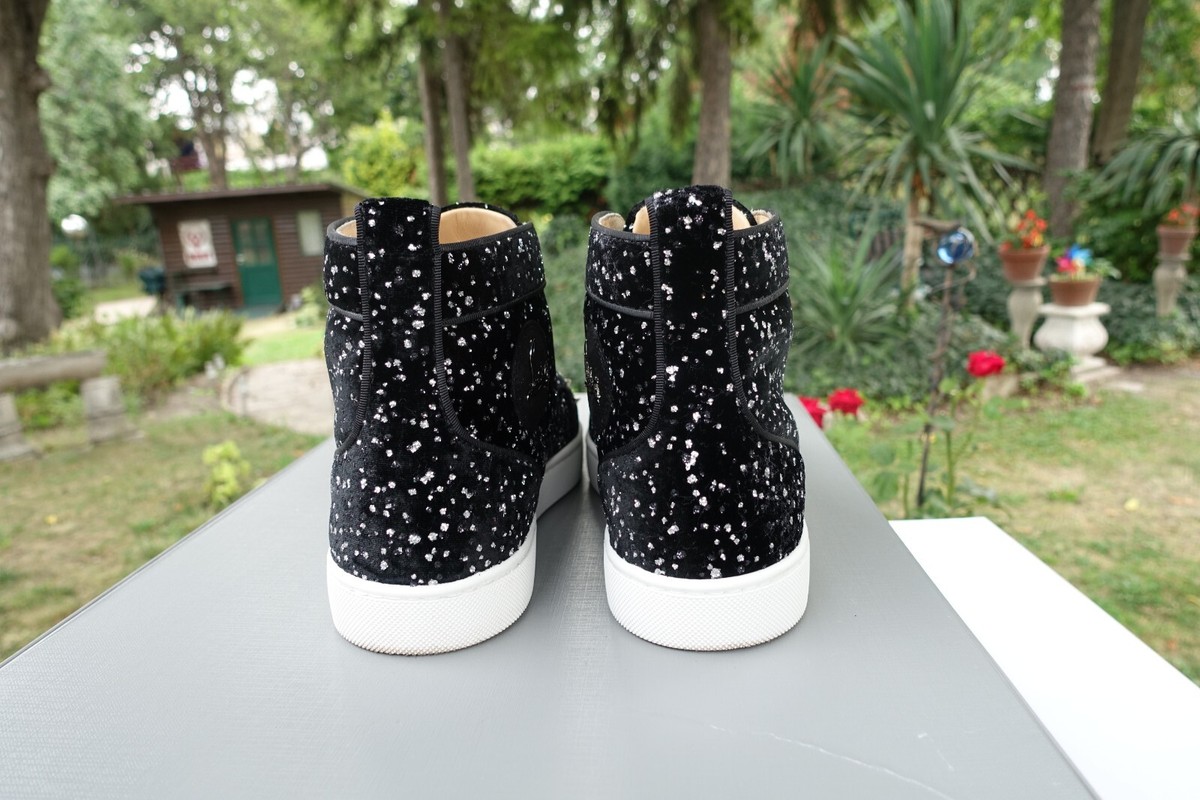 CHRISTIAN LOUBOUTIN SHOES 41 1/2 shoe sneaker sneakers high top 