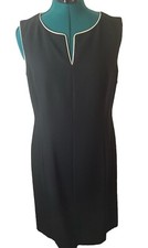 Ann Taylor Loft Simple classic, quiet Luxury, Black Dress Sleeveless Sz 8