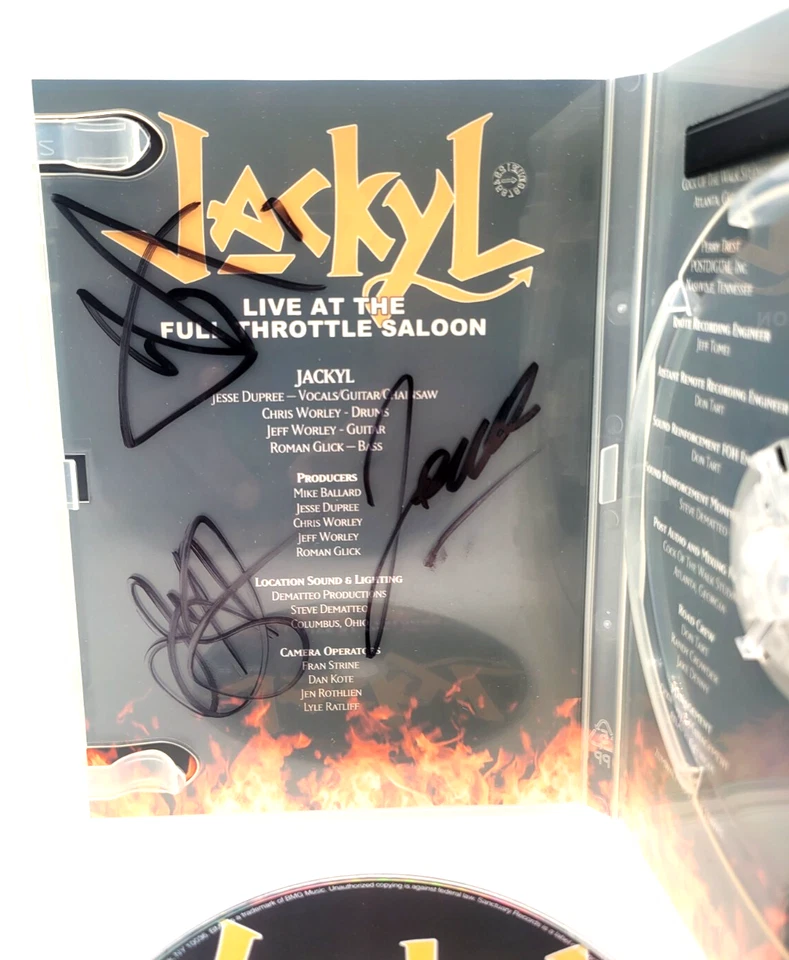 SIGNED Jackyl Live At The Full Throttle Saloon DVD 2004 VERY RARE! Foto 3 de 4