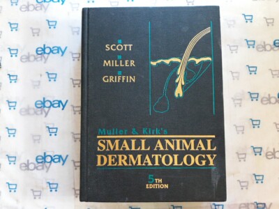 Muller & Kirk's Small Animal Dermatology 5th Edition Hardcover Veterinary Textbo