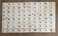 Lot Of RARE Space First Day Cover Envelopes Soviet USSR Russian Project FDC