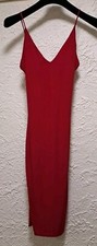 Red Spaghetti Strap Body Con Dress Fashion Nova Size XS NEW NO TAG