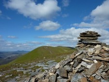 Foto 6x4 An Cabar cairn en Ben Wyvis An Cabar\/NH4566 c2010