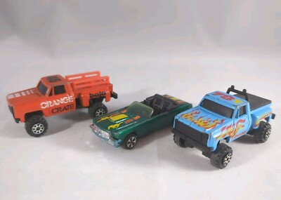 Kidco Diecast Lot Of 3 Mustang 289 Baja Truck Orange Crate Truck