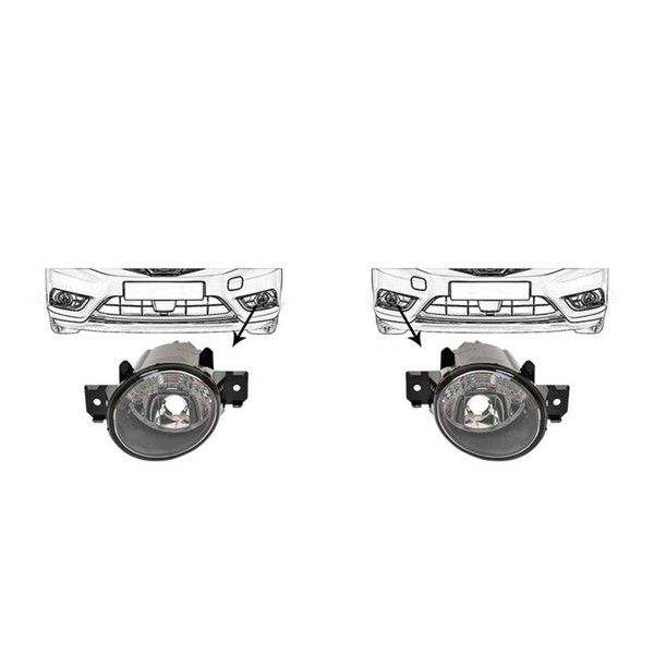 Nebelschwinwerfer Set Links Rechts H11 FüR Nissan Note E12 Pulsar SchräGheck-image