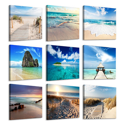 Landschaft Meer Strand Natur VLIES LEINWAND DEKO BILDER WANDBILD XXL WOHNZIMMER
