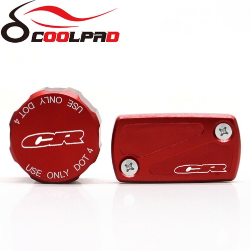 For HONDA CR125R/250R/500R CR80R/85R Front Rear Brake Reservoir Fluid Cover Cap - Picture 9 of 10
