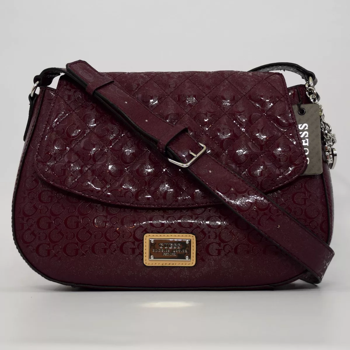 Guess top bordeaux handbag