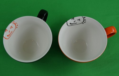 2 STARBUCKS COFFEE MUG CUP SET HALLOWEEN PUMPKIN 10oz 2007 FREE PRIORITY SHIP - Picture 11 of 11