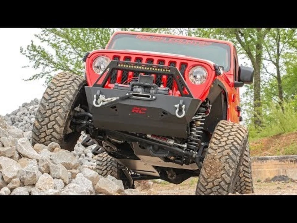 Rough Country for Jeep Engine Transfer Case Skid Plate System 18-19 JL Unlimited - Image 2 of 4