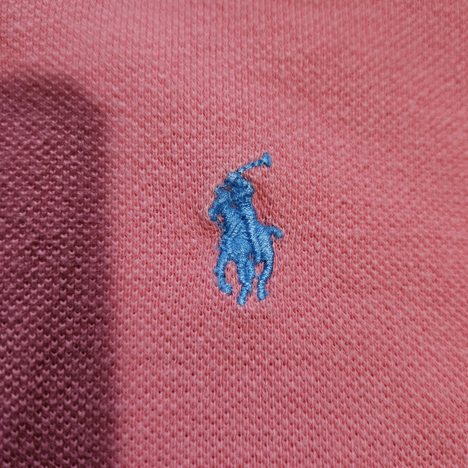 Polo vintage Ralph Lauren camicia uomo grande rosa manica corta polo pony Y2K preppy