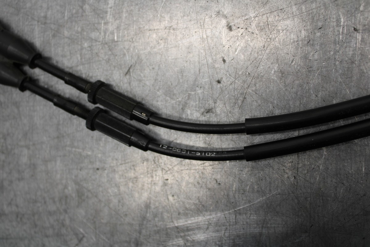 Ｈ 16 KAWASAKI NINJA ZX10R THROTTLE CABLES LINES 54012-0631 BB650 | eBay