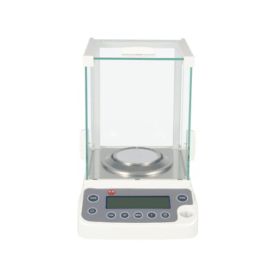 0.0001g 0.1mg Analytical Balance Lab Digital Precision Scale 110V W/AC Adapter