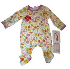 Magnetic Me Baby Girl Size Preemie Premature Footie Fruitastic Up To 5 Pounds
