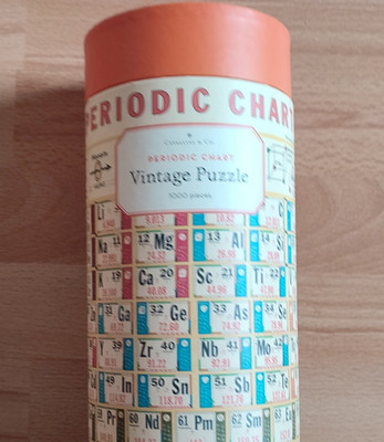 Cavallini & Co. Puzzle Periodensystem Wissenschaft 1000 Teile Pappe Mehrfarbig