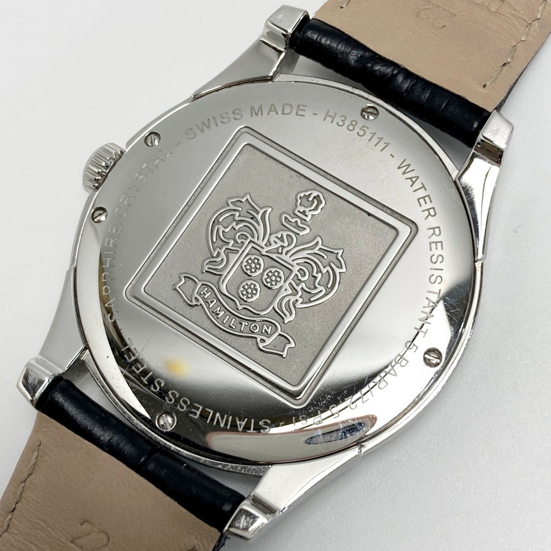 Hamilton Jazzmaster Navy Automatic Men's Watch Used Box Manual From Japan From J image 4