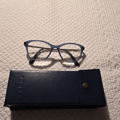 VOGUE eyeglasses TRANSLUCENT BLUE CATS EYE glasses frame MOD: VO5152 2534