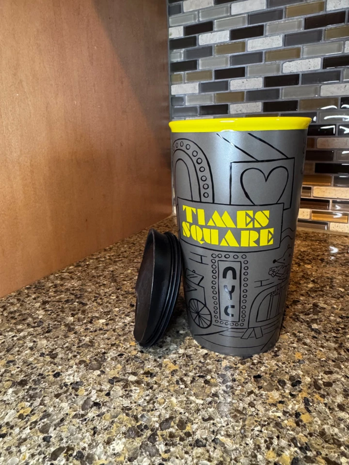 Starbucks New York City Times Square Tumbler Big Apple Broadway 12 oz - Image 3 of 4