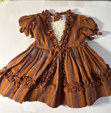 RARE 1960-70s Vintage Child's Full Circle Dress, Martha  s Miniatures, Bell, 2T
