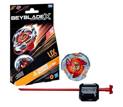 Beyblade x Hammer Incendio 3-70H UX Starter Set - Hasbro Takara Tomy - NEU OVP