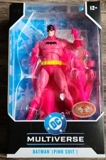 NEW McFarlane DC Multiverse Batman Pink Suit Figure Red Platinum Edition