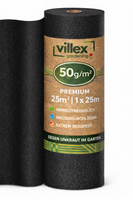 Unkrautvlies 50G/M² 25M X 1M – ReißFest & WasserdurchläSsig - Gartenvlies Villex