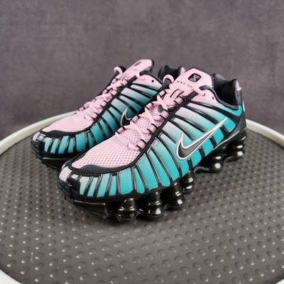 Nike Shox TL Shoes Womens Size 7 Pink Teal Running IH1336-600