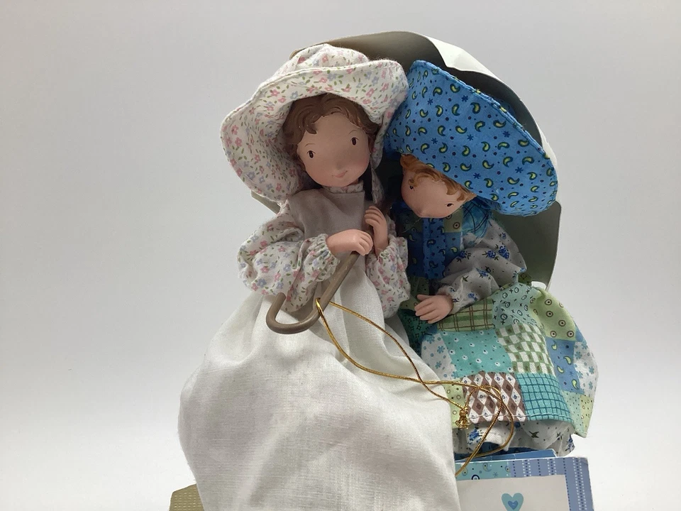 Holly Hobbie And Friend On Bench Sharing Shelter TCFC Figurines Resin - Image 2 of 4