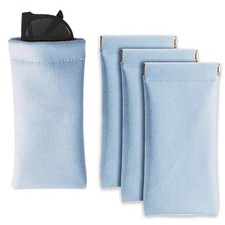 Glasses Case Eyeglass Soft,Eyeglass Cases Leather eyeglass Medium, Blue