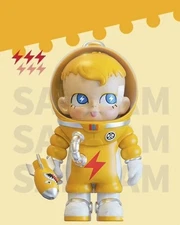 Kennysworks Adventurer SamSam Yellow White PVC Sofubi Figure Model H9CM(3.5in)