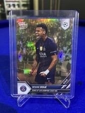 Desire Doue 2025-26 UCL Topps Now #120 Paris Saint-Germain Gold 1/50 First Print