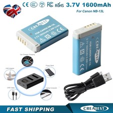 2x NB-13L batteria e doppio caricatore per Canon SX720 SX730 HS G7X Mark II III G9X G5X