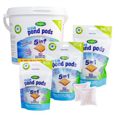 BLAGDON CLEAN POND 5 IN 1 CLEAN PODS SOLUBLE  WATER TREATMENT FILTER SLUDGE KOI