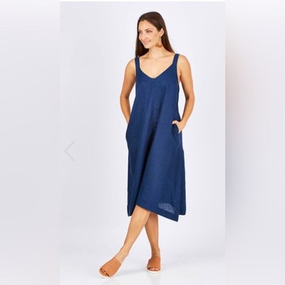 black linen dress mini Petal and Pup Women's Allegra Linen Mini Dress main image 0