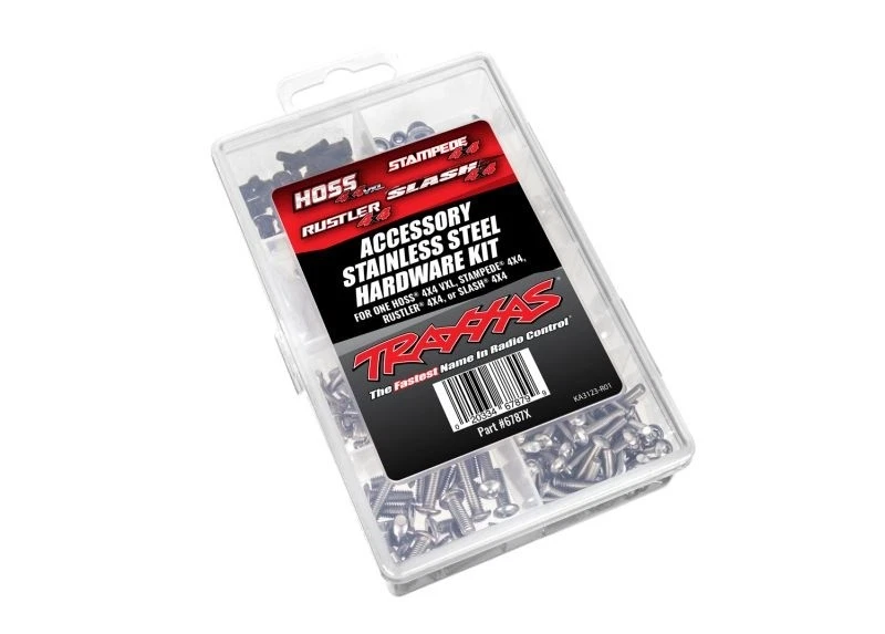 Traxxas 6787X Hardware-Kit Edelstahl 4X4 komplett - Bild 1 von 1