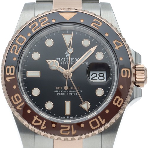 ROLEX GMT-Master 2 Watch 126711CHNR K18PG/Stainless Steel mensWatch black USED