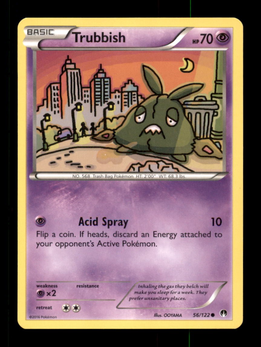 TRUBBISH 56/122 C BREAKPOINT POKEMON LP