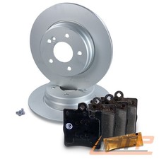 BREMSSCHEIBEN VOLL Ø290 + BREMSBELÄGE HINTEN FÜR MERCEDES CLK C208 C209 BREMSSCHEIBEN VOLL Ø290 + BREMSBELÄGE HINTEN FÜR MERCEDES CLK C208 C209
